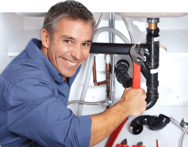 Karl's Plumbing technician working